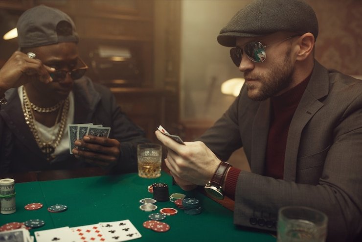 Interface aplikasi mobile bos188 menampilkan meja live-dealer blackjack dengan dealer profesional